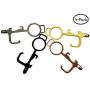 No Touch Door Opener (4 PC) | Clean Keys Button Pusher Stylus | Touchless Hands Free Sanitary Germ Utility Tool for Germaphobe | EDC Keychain | No Contact Handle | Multiple Opener