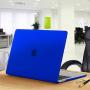 Kuzy Compatible with MacBook Pro 15 inch Case 2019 2018 2017 2016 Release A1990 A1707, Hard Plastic Shell Cover for MacBook Pro 15 case with Touch Bar Soft Touch, Blue