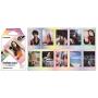 Macaron and Black and Sky Blue and Pink Lemonade instax Mini Films for Fuji instax Mini Set of 4 Packs x 40 Photos