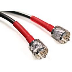 Cable Experts RG-8X Coax Cable - 3 FT PL259 M/M Connectors - Heavy Duty Indoor/Outdoor Weatherproof Jumper Cables - CB, Ham Radio, Short Wave Radio - HF, VHF, UHF