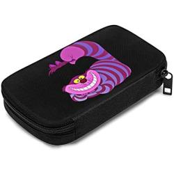 Hxuedan Cheshire Cat The Data Cable Storage Bag is A Portable and Independent Design SuitableVFor Travelers to Place The Data Cable, Earphone and Electronic Product Data Cable Storage Bag