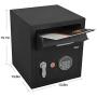 ANSLOCK Digital Security Home Safe-1.6 Cubic Feet, Keypad Depository Safe , Drop Slot Safes Security Storage Digital With Drop Box Slot