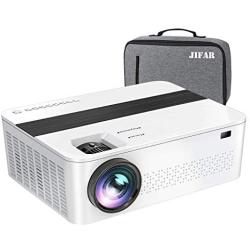 Native 1080p Projector,9000 L Projector for Outdoor Movies with 450''Display,Support 4K Dolby & Zoom,100000 hrs Life,Indoor & Outdoor Projector Compatible with TV Stick,HDMI,VGA.USB,Smartphone,PC
