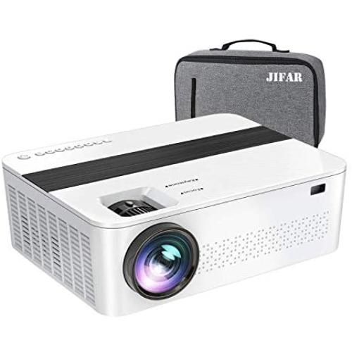 Native 1080p Projector,9000 L Projector for Outdoor Movies with 450''Display,Support 4K Dolby & Zoom,100000 hrs Life,Indoor & Outdoor Projector Compatible with TV Stick,HDMI,VGA.USB,Smartphone,PC