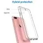 JETech Case Compatible with iPhone 8 Plus, Compatible with iPhone 7 Plus, 5.5-Inch, Shockproof Bumper Cover, Anti-Scratch Clear Back, Clear