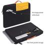 11.6-12.9 Inch Waterpoof Laptop Briefcase Bag for DELL XPS 13 7390 9380, Surface Pro 7 / 6 2019 , DELL Chromebook 11 3100, HP x360 Chromebook 11.6, 360° Protective Notebook Tablet Bag