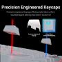 Redragon K552 Mechanical Gaming Keyboard 60% Compact 87 Key Kumara Wired Cherry MX Blue Switches Equivalent for Windows PC Gamers (RGB Backlit White)