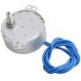 Homeswitch Metal TYC-50 Double Flat Shaft CW/CCW Undirectional Speed Reduction Synchronous Motor AC110V 4-5RMP Silver