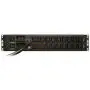 Tripp Lite Metered PDU, 30A, 18 Outlets (16 C13 & 2 C19), 208/240V, L6-30P, 12 ft. Cord, 2U Rack-Mount Power, TAA (PDUMH30HV) Black