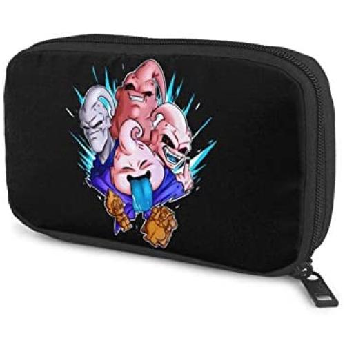 Hxuedan Evil Majin Buu Data Cable Storage Bag Portable and independently Designed Storage Box, Suitable for Outdoor Travel to Place Data Cable Electronic Products, etc.