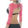 Ausom Womens Slimming Compression Long Sleeve Arm Shaper Slimmer Trimmer Back Shoulder Wrap Shaperwear