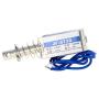 Fielect DC 24V 5N Pull Type Solenoid Electromagnet, 0.3A 7.2W 10mm, Open Frame Type Solenoid Electromagnet, Linear Motion JF-0730