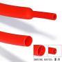 Ginsco 270Pcs 3:1 Shrink Ratio Dual Wall Adhesive Lined Heat Shrink Tubing Tube 6 Size: 3/8'',1/4'',3/16'',1/8'',3/32'',1/16'', 2 Color KIT Black Red
