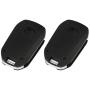 Flip Key Fob fits 2007-2016 Buick Cadillac GMC Chevy Saturn Keyless Entry Remote (15913421), Set of 2