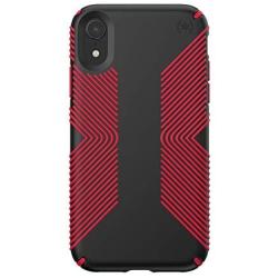 Speck Products Presidio Grip iPhone Xs/iPhone X Case, Black/Dark Poppy Red