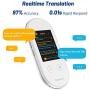 ANFIER Language Translator Device with Offline Translation, AI Voice Instant Language Translator (W08) with 2.4 inch Touchscreen Image Translation-108 Languages and Two Way Translator |Wi-Fi|-White