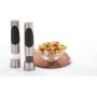 COLE & MASON Richmond Electric Salt and Pepper Grinder Set - Stainless Steel Electronic Mills Include Gift Box and Gourmet Precision Mechanisms