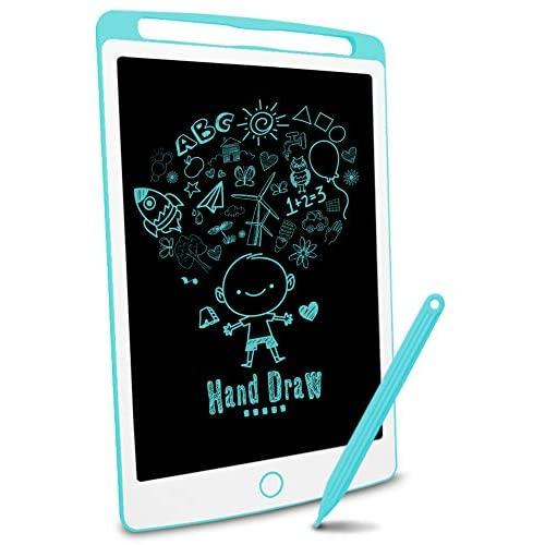 Richgv LCD Writing Tablet, 10 inches Electronic Graphic Tablet, Writing & Drawing Doodle Board with Memory Lock for Home, School,Office, Blue