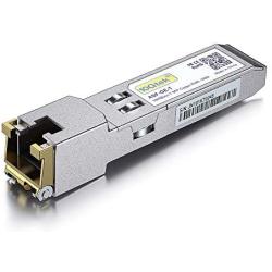 1.25G SFP-T, 1000BASE-T Copper SFP, SFP to RJ45 SFP, for Cisco GLC-T/SFP-GE-T, Meraki MA-SFP-1GB-TX, Ubiquiti UF-RJ45-1G, D-Link, Supermicro, Netgear, TP-Link, Broadcom and More.