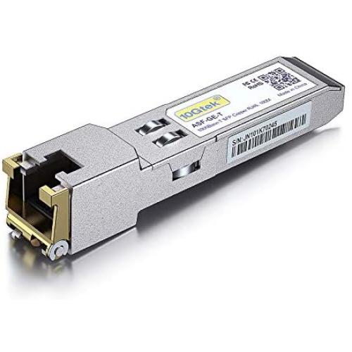 1.25G SFP-T, 1000BASE-T Copper SFP, SFP to RJ45 SFP, for Cisco GLC-T/SFP-GE-T, Meraki MA-SFP-1GB-TX, Ubiquiti UF-RJ45-1G, D-Link, Supermicro, Netgear, TP-Link, Broadcom and More.