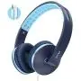 Kids Headphones for School, Jelly Comb Boys Lighhtweight Foldable Stereo Bass Kids Headphones with Microphone, Volume Control for Cell Phone, Tablet, Laptop, MP3/4- for Aged 6 or Above (Blue) Kids Headphones for School, Jelly Comb Boys Lighhtweight Foldable Stereo Bass Kids Headphones with Microphone, Volume Control for Cell Phone, Tablet, Laptop, MP3/4- for Aged 6 or Above (Blue)