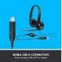 Logitech ClearChat Comfort/USB Headset H390 (Black)