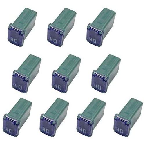 10 Pack 608840 40 Amp Micro Cartridge Fuses - FMM MCASE Type Low-Profile Fuse