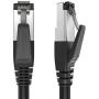 KabelDirekt – 25 feet – Cat 8 Ethernet, Patch & Network Cable (CAT 8.1, 40Gbps, for Maximum Network/Internet Speed, Fluke Tested, Double S/FTP Shielding, RJ45 Plug, Black)