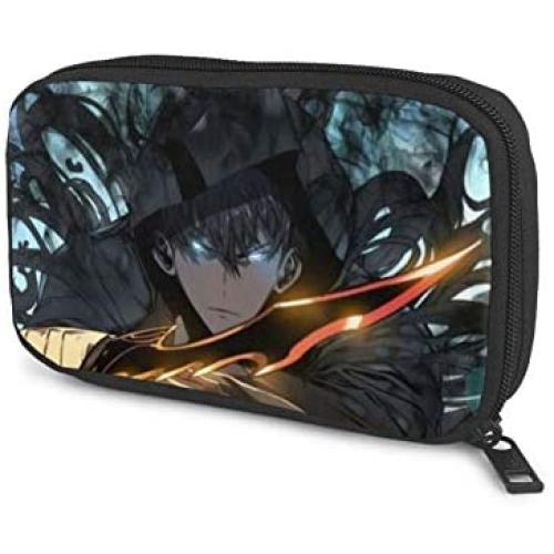 Hxuedan Solo Leveling The Data Cable Storage Bag is A Portable and Independent Design SuitableVFor Travelers to Place The Data Cable, Earphone and Electronic Product Data Cable Storage Bag