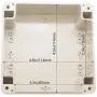 Zulkit Junction Box ABS Plastic Dustproof Waterproof IP65 Universal Electrical Boxes Project Enclosure Grey with Clear Cover 4.7 x 4.7 x 3.5 inch (120 x 120 x 90mm)
