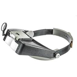 SE Illuminated Dual Lens Flip-In Head Magnifier - MH1047L