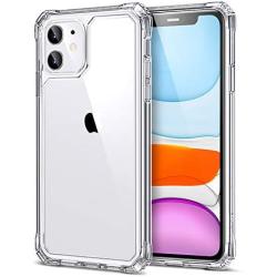 ESR Air Armor Case Compatible with iPhone 11 [Shock-Absorbing] [Scratch Resistant] [Military Grade Protection] Hard PC + Flexible TPU Frame, for 6.1-Inch, Clear