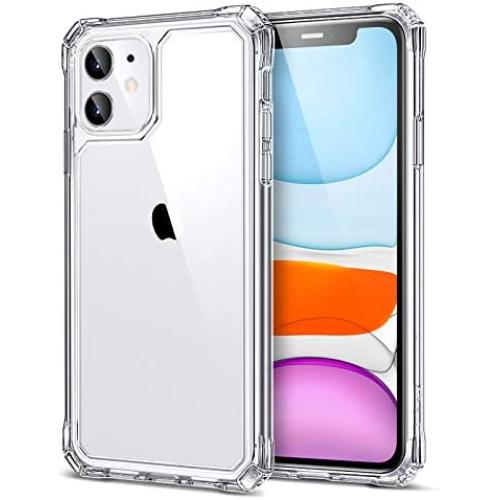 ESR Air Armor Case Compatible with iPhone 11 [Shock-Absorbing] [Scratch Resistant] [Military Grade Protection] Hard PC + Flexible TPU Frame, for 6.1-Inch, Clear