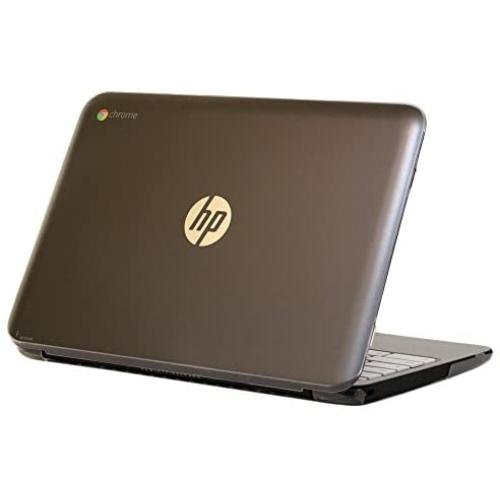 iPearl mCover Hard Shell Case for 11.6'' HP Chromebook 11 G4 EE / G5 EE laptops (Part no. V2W29UT / V2W30UT / 1FX81UT / 1FX82UT) (with Co-Molded Rubber Edges, a 180-degree Hinge) (Clear)