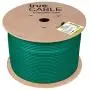 trueCABLE Cat6A Shielded Plenum (CMP), 1000ft, Green, 23AWG Solid Bare Copper, 750MHz, ETL Listed, Overall Foil Shield (FTP), Bulk Ethernet Cable