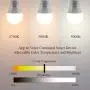 Hamilton Hills LED Smart Bulb - Alexa Certified Standard Universal A19 E26 Dimmable Lightbulb WiFi Enabled No Hub Required Color Tunable 2700K - 5000K