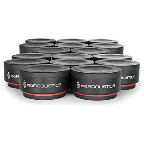 IsoAcoustics Iso-Puck Series Acoustic Isolators (Iso-Puck Mini, 6 lbs max/Unit, 16-Pack)