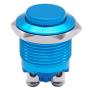 Twidec / 16mm Waterproof Blue Metal Shell Momentary Raised Top Push Button Switch 3A/12~250V SPST 1NO Start Button for car Modification Switch（Quality Assurance for 1 Years） M-16-BU-G