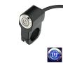 LMoDri Motorcycle Switches 7/8'' 22mm Handlebar Mount Switch Headlight Hazard Brake Light Power ON-Off with Indicator Light (Blue Light)