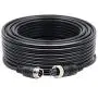 4-Pin Extension Cord for Vehicle Backup Camera, 15M 49.2FT Car Backup Camera Extension Cable Aviation Adapter Waterproof Shockproof for Vehicle Rearview Backup Camera Kit on Truck Trailer Camper Bus
