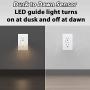 GFCI Outlet with Night Light 15A 120V UL Listed Tamper Resistant Lighted Duplex Receptacle GFI Nightlight LED Guide Light Wall Plates and Screws Included WHITE (2 PACK)