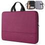 Ytonet 15.6 Inch Laptop Case, TSA Friendly Laptop Sleeve for Women Men Lightweight Slim Computer Carrying Case Compatible for HP Dell Asus Laptops,Computer Protective Case, Purple Red