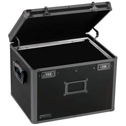 Vaultz Locking File Storage Chest, Two-Handled, Letter/Legal File Storage, Tactical Black, 16.5 x 13.5 x 12 inches