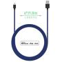 TalkWorks iPhone Charger Lightning Cable 6 ft Long Braided Heavy Duty Cord MFI Certified for Apple iPhone 12, 12 Pro/Max, 12 Mini, 11, 11 Pro/Max, XR, XS/Max, X, 8, 7, 6, 5, SE, iPad - Black/Blue