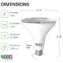 Sunco Lighting 8 Pack PAR38 LED Bulb 13W=100W, 5000K Daylight, 1050 LM, Dimmable, Indoor/Outdoor Spotlight, Waterproof - UL & Energy Star Listed