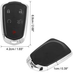 X AUTOHAUX Replacement Keyless Entry Remote Key Fob 315Mhz HYQ2AB for Cadillac SRX 2015-2016
