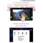 Android Car Stereo DVD Bluetooth Head Unit Double Din in Dash 6.2 inch Auto Radio Digital Media System Support WiFi Mirrorlink/Carplay USB SD MP3/MP4 1080P Equalizer Subwoofer External Microphone