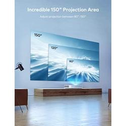 VAVA 4K UST Laser TV Home Theatre Projector | Bright 2500 ANSI Lumens | Ultra Short Throw | HDR10 | Built-in Harman Kardon Sound Bar | ALPD 3.0 | Smart Android System, White