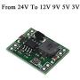 Boscoqo Mini MP1584RN DC-DC Buck Converter Adjustable Voltage Regulators Step Down Module Board 5 Pack from 12V to 5V 3.3V from 24V to 12V 9V 5V 3V Stable Output 3A Power Led Battery Cooling Fans