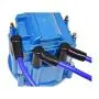 A-Team Performance Silicone Spark Plug Wires Set BBF FE Big Block Compatible with Ford Valve Cover 332 351C 351M 352 360 361 370 390 400 427 428 429 460 514 Blue 8.0mm